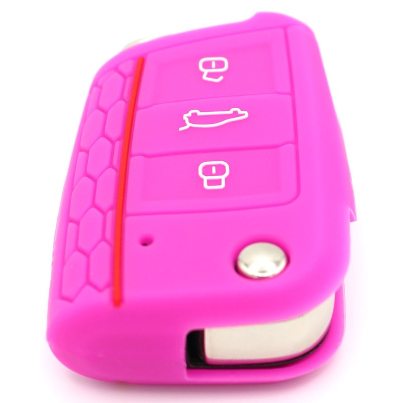 VB Key Case for 3-Button Car Key Silicon Cover Key