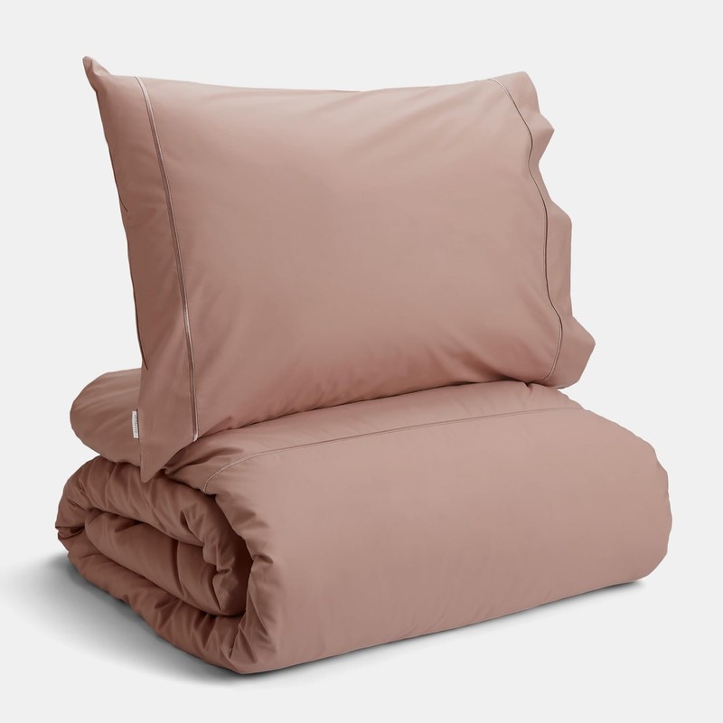 Plain Dyed Cotton Percal Rose Tan 200TC Flat Sheet 210