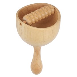 Massaging Roller Cup Body Sculpting Gua Sha Relieve Muscle Tension Wooden Massage Scraping Stick Cup for Home