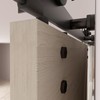 Dondelight Barn Door Hardware Kit 5FT, Heavy Duty Modular Sliding