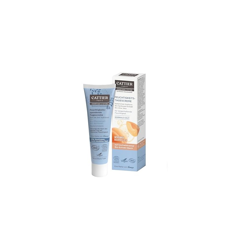 CATTIER Paris Moisturising Day Cream - Certified Natural Cosmetics -