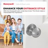 Honeywell 8101301 Classic Entry Door Knob, Satin Nickel