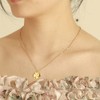 TEAMER Four Leaf Clover Necklace Irish Good Luck Shamrock Pendant
