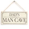 Dad’s Man Cave - Fun Traditional Design Style Handmade Sign