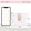 Modacarry Small Wallet Cute Floral Coquette Rose Prints Wallet with