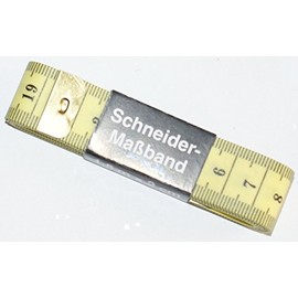 1–Schneider-Tape Measure Measuring Tape 150 CM / Yellow - 0037, Haberdashery Measure Tape