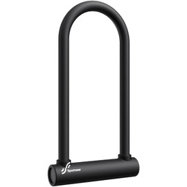Sportneer Bike U Lock - 18mm Shackle Heavy Duty Anti Theft Bike Locks with 2 Keys - Bicycle U-Locks with Sturdy Mounting Bracket for Road, Mountain, Electric & Folding Bike