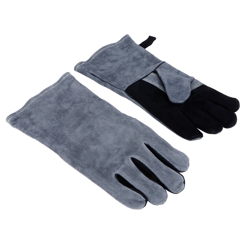 Welding Gloves Stitching Heat/Fire Resistant Mitts for BBQ Oven Grill