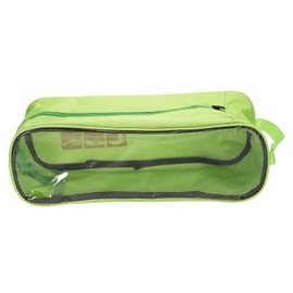 PATIKIL Golf Shoe Bag, Portable Sports Shoe Organizer Bag Breathable Zippered Shoe Bags for Sports Gym Travel, Green