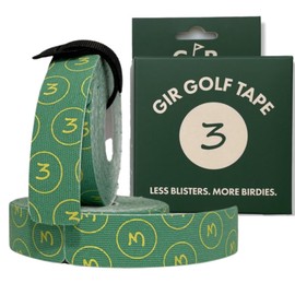 GIR Golf Tape - Golf Blister Tape - 2 Pack for Protection Against Blisters & Hot Spots on Hands & Fingers, Flexible, Waterproof, Pre-Cut Golf Finger Tape, Sports Athletic Tape, 4 Way Stretch