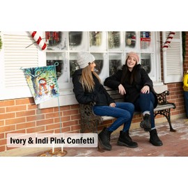 Funky Junque Knit Hats for Women Winter, Warm Soft Ribbed Beanie Toboggan Skull Cap, 2 Pack Black & Mustard