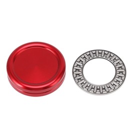 Magnetic Push Slider Mini Push Coin Clickers Aluminum Alloy Rotating Fingertip Stress Relief Toys for 14 Years Above Dark Red