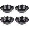webake Individual Pie Dishes with Ruffled Edge Round Mini Tart
