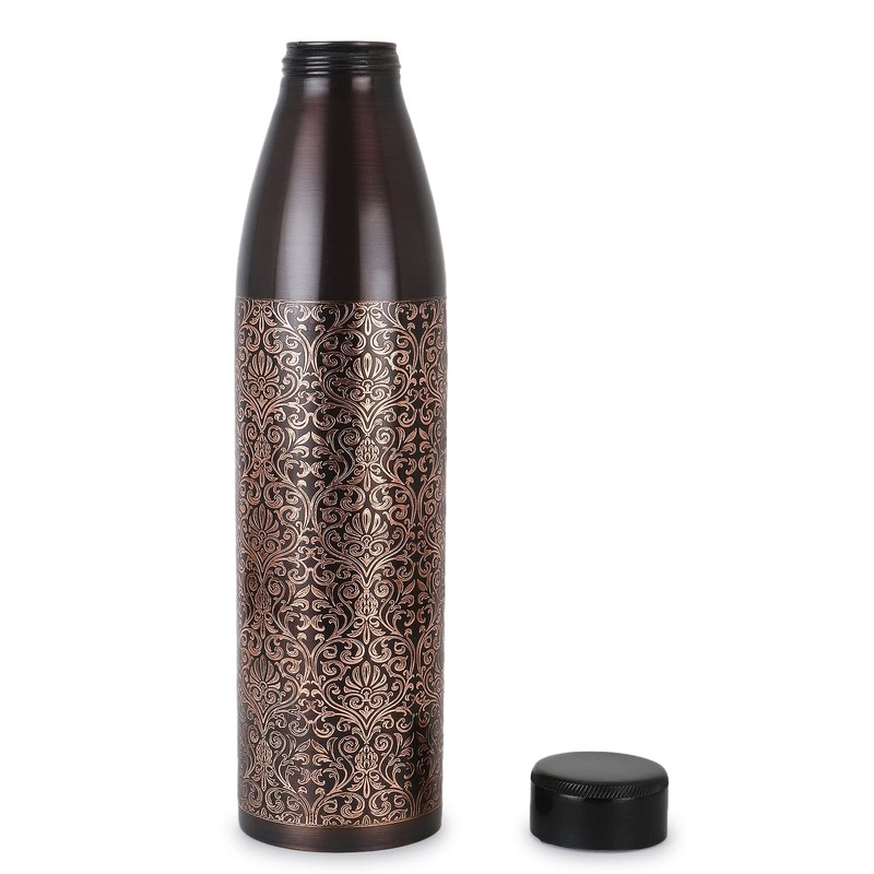 Zap Impex Copper Water Bottle for Ayurvedic Benefits - Handmade