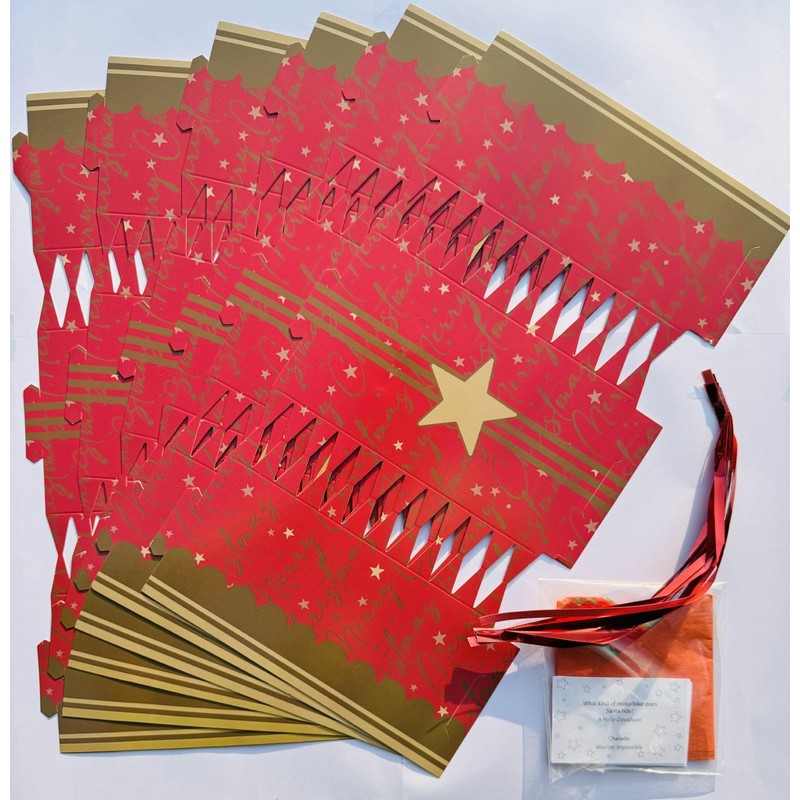 UKDD® 6pc Make and Fill Your Own Festive Seasonal Christmas
