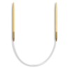 Seeknit Circular Knitting Needles, Bamboo, Beige, 30 cm x 4