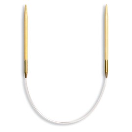Seeknit Circular Knitting Needles, Bamboo, Beige, 30 cm x 4 mm