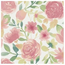 NuWallpaper Pink Audrey Vinyl Peel and Stick Wallpaper Roll 20.5 in. x 18 ft.