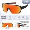 Ofwin Polarized Cycling Sports Sunglasses for Men Women UV Protection