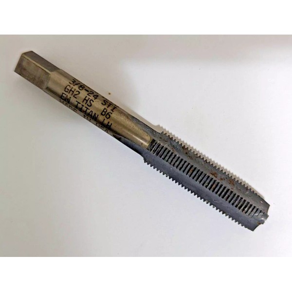 TRW 3/8-24 STI PLUG TAP LEFT HAND LH [6AL-4U TITANIUM]