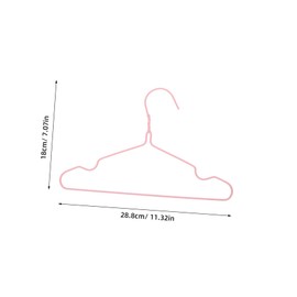 CHILDWEET Nursery Hangers 10pcs Non-Slip Baby Hangers Save Space Lightweight for Boys and Girls' Closet
