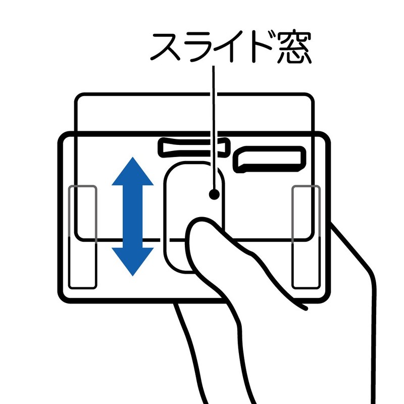 コクヨ 吊り下げ 名札 リール式 黒 フックパーツ採用 ハードケース ナフ-R280D