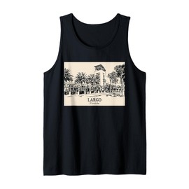 Largo Florida Vintage Retro Travel Souvenir Tank Top