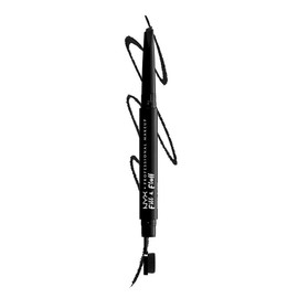 NYX Nyx Professional Makeup Peel Fluff Eyebrow Pomade Pencil Black, 08 Black / NYX 닉스 프로페셔널 메이크업 필 플러프 눈썹 포마드 펜슬 블랙, 08 블랙