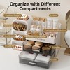 Makeup Organizer For Vanity, Countertop Organizer With Drawers, Spacious Cosmetic