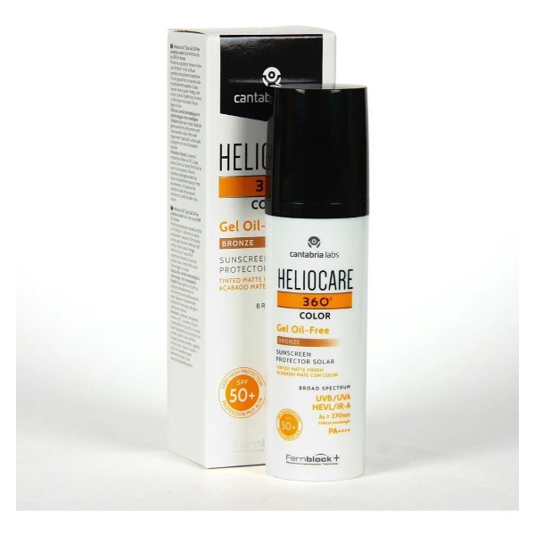 Heliocare 360 Gel Oil-free Color Bronze Spf 50 50 Ml
