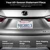 SunplusTrade SunplusTrade Bling License Plate Frame for Women 2 Pack