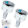 2pcs Toilet Flush Button – Round Head Push Button for