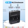 Dual Bay NVMe SSD Cloner Duplicator - 20Gbps USB 3.2