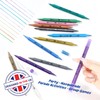 12 Metallic Temporary Tattoo Markers for Skin – Create Temporary
