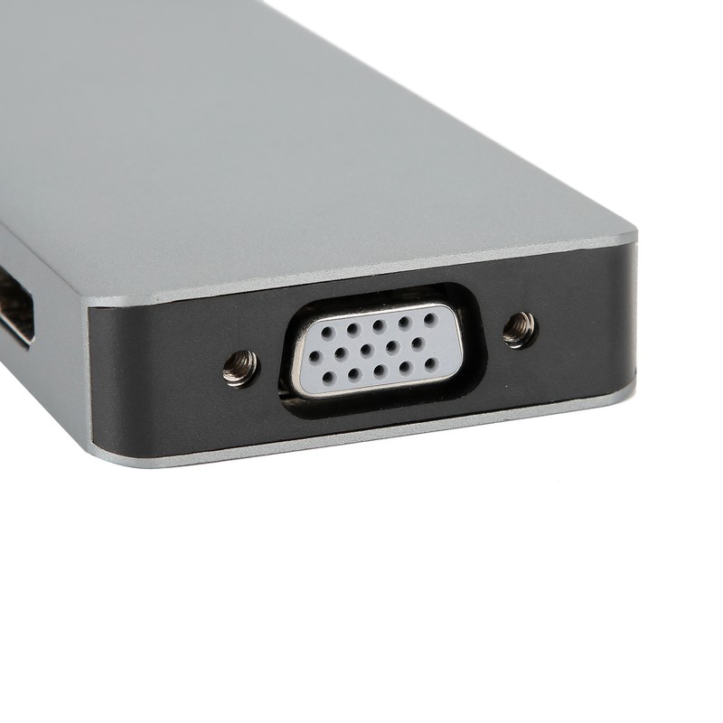 Hub Adapter TypeC to HDMI Cable VGA Converter USB B0504
