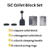 LiGuVCY 5C Collet Block Set Collet Holder, 5C-CB Collet Block