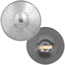 Medieval Warrior Real Stainless Steel Buckler Shield 16 Inches
