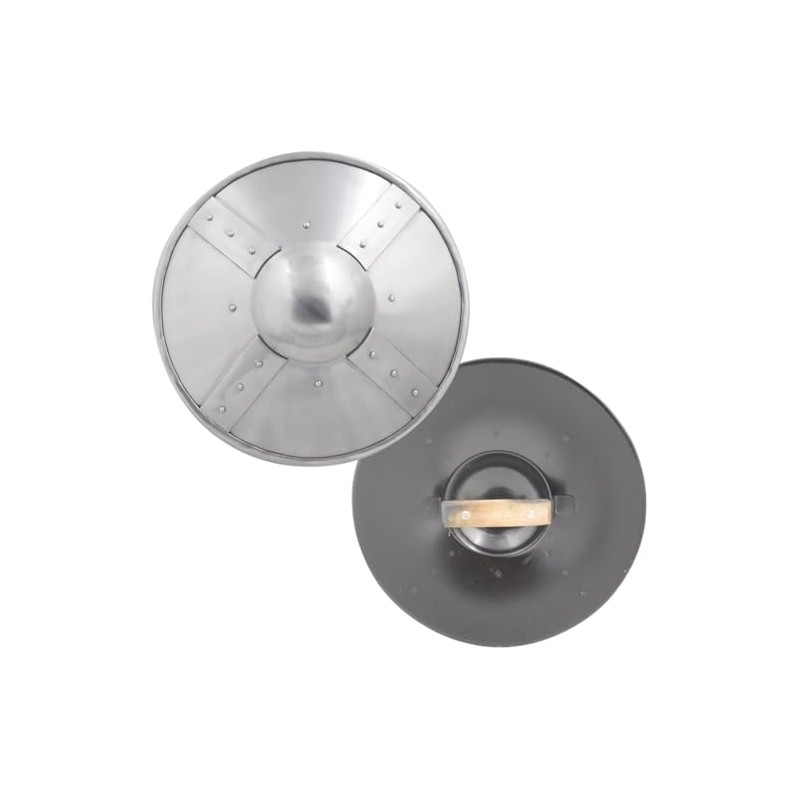Medieval Warrior Real Stainless Steel Buckler Shield 16 Inches