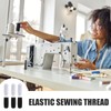 6Pcs Elastic Sewing Thread 25m Each Elastic Thread for Shirring