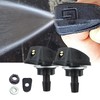 Flygun Pack-2 Car Wiper Nozzles, 0.31" Front Windshield Washer, Single