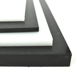 BuyPlastic White (Natural) Polypropylene Copolymer (PPC) Plastic Sheet 1/2" Thick, Size 6" x 24" Chemical, Impact Resistant Panel Dimensions 5.75 x 23.75 in