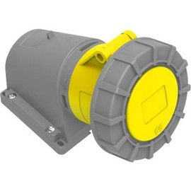 AW-Tools Camping Socket CEE 32A/230V 3-Pin Caravan Boat IP67 Slanted Surface Socket