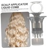 Healeved Scalp Applicator Hair Oil Crystal Oil Applicator Bottle for