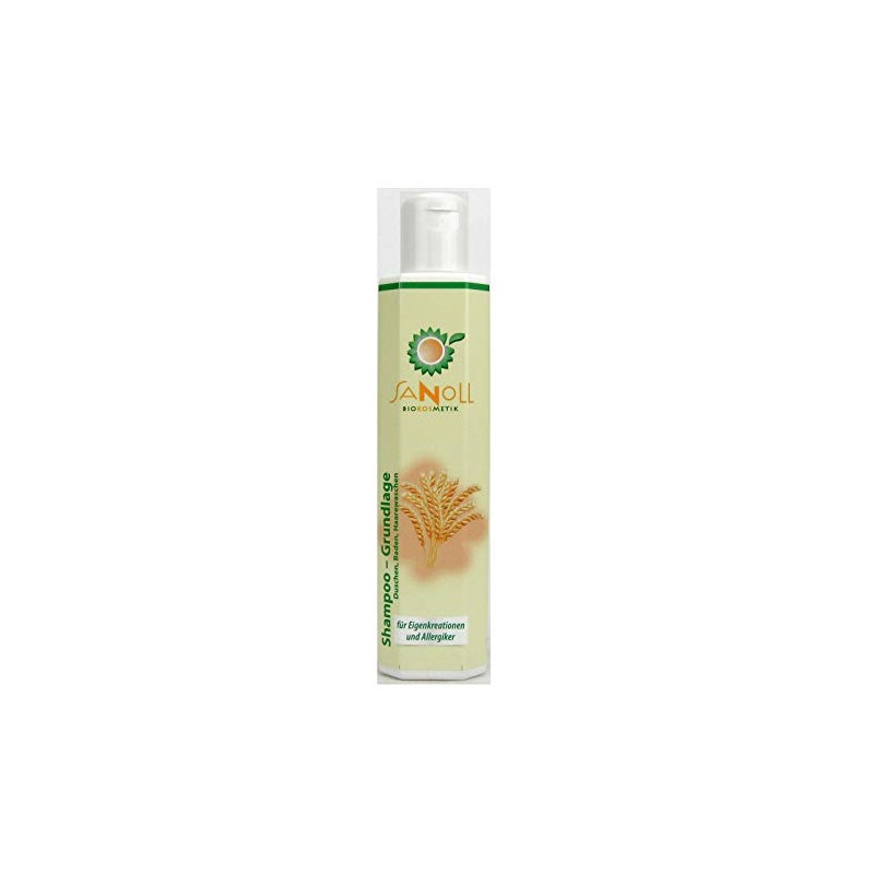 Sanoll Shampoo Base - Showering, Bathing, Hair Washing, 200 ml