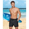 Gleeease 5Inch Mens Swim Trunks: 2 in 1 Compression Liner