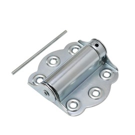 Litepak Adjustable Screen Door Hinge Professional Grade Hardware Self-Closing Easy Install (2 Pack, Zinc Plated)