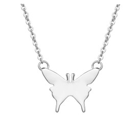 HUASAI Butterfly Pendant Necklace for Women