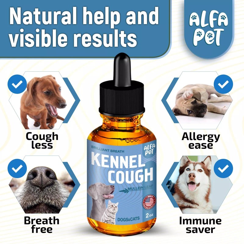 Alfa Pet Dog Cough - Kennel Cough - Dog Allergy