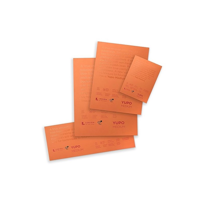 Yupo Paper L21-YUP197W912 Hojas Blancas, 9" x 12", 10 Unidades