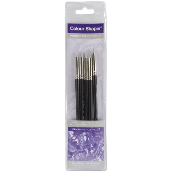 Forsline and Starr Painting Tool and Pastel Blending Sets Assorted Firm no. 2 Set of 5